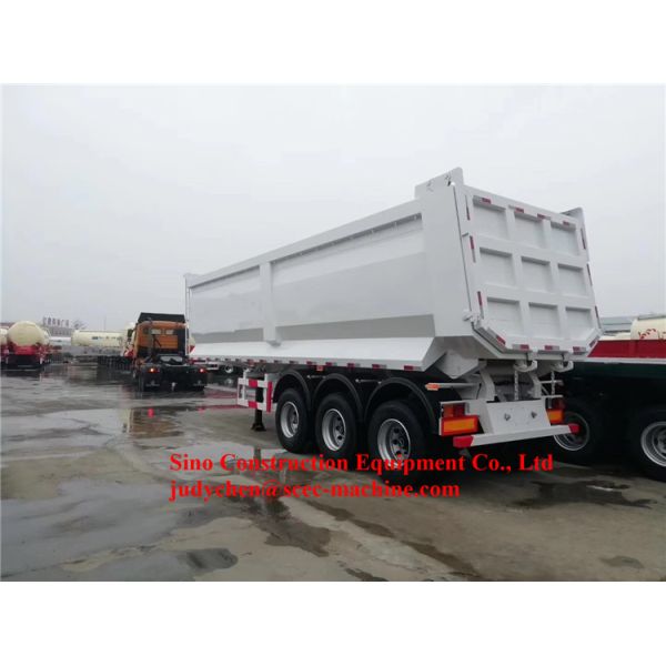 3 Фува цапф 50т сброса коробка 13500 кс 2500 кс 3990мм Думпер трейлера 35кбм Семи