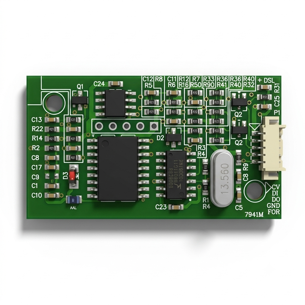 JP-7941M 13.56MHz HF RFID Card Reader Module 5V Wiegand UART Interface