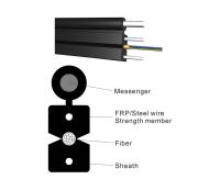 Ebocom fio de aço FTTH cabo de queda galvanizado a quente para transmissão robusta de dados