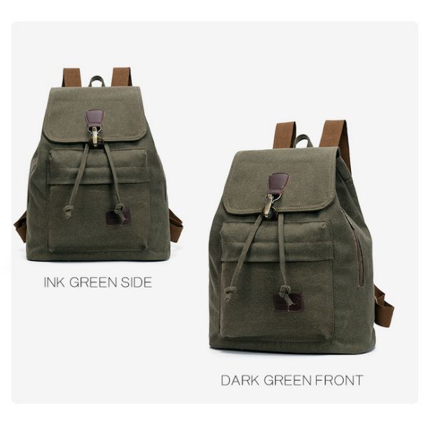 Women's Vintage Canvas Rucksack Casual Daypack Custom Service Available