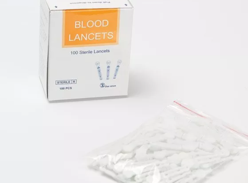 Disposable Medical Diagnostic Tool Adjustable Automatic Sterile Blood Lancet Pen