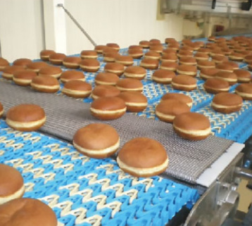 Cookie / Noodle Food Conveyor System 85kw With Great Loading Capacity