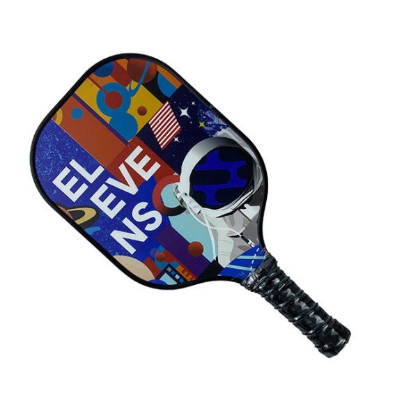 Deluxe Net Carbon Fiber Pickleball Paddle Raquetas De Pp Honeycomb Custom Printed