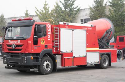Caminhão especial da luta contra o incêndio da exaustão do fumo de SAIC-IVECO HONGYAN com o tanque de água 2T