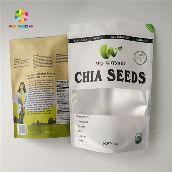 Aluminum k Snack Bag Packaging Gravure Printing For Chocolate / Protein Powder
