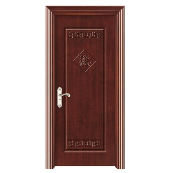 Le design moderne et élégant de la porte creuse en composite bois-plastique (WPC) s'harmonise avec divers styles d'intérieur