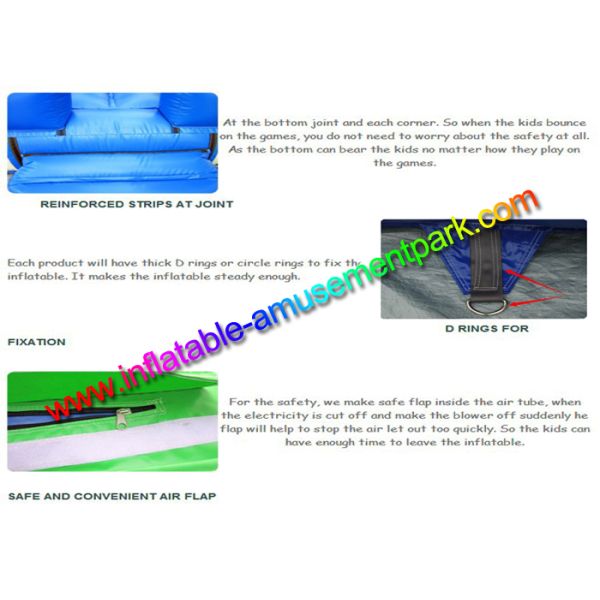 Giant 100M Famous Inflatable Big Water Slide , Inflatable City Slide  For Summer