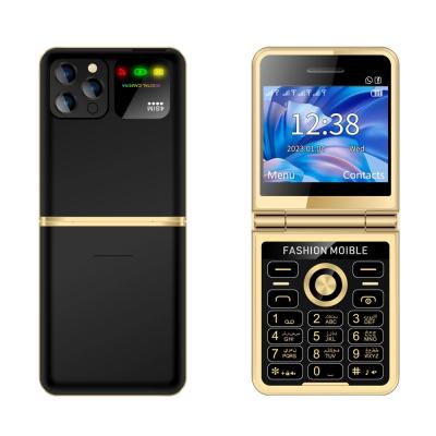 P20 pliable 2,4  HD Écran à quatre cartes SIM Bluetooth LED lampe de poche super mince