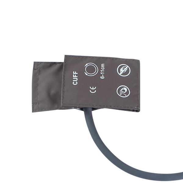 Bag Packaging Neonate NIBP Cuff Single Tube 6-11cm TPU Cuff Brown