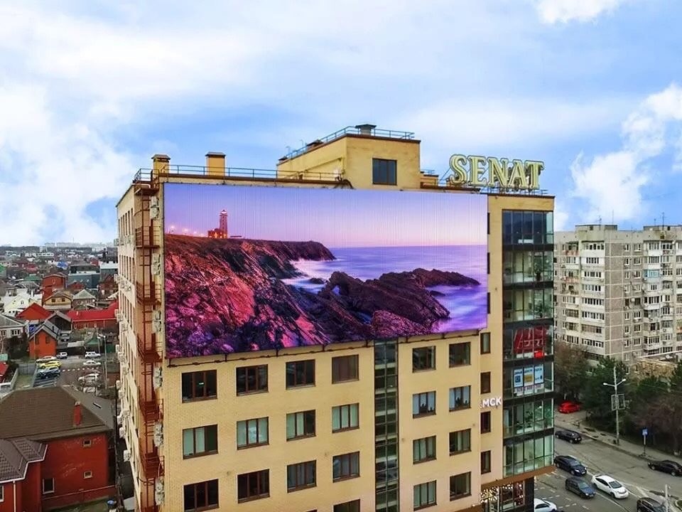 Приведенная П6 афиша приведенная рекламы дисплея полного цвета дисплея афиши на открытом воздухе