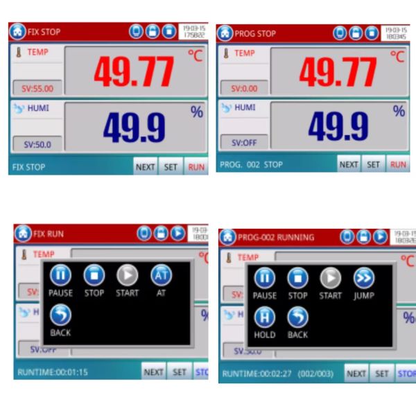 Temi2502 Programmable Temperature and Humidity Controller with 5.7-inch Touch Screen and ±0.2°C Accuracy
