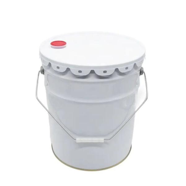Durability Customized Metal Paint Bucket For Chemical Paint Height 12cm-43cm