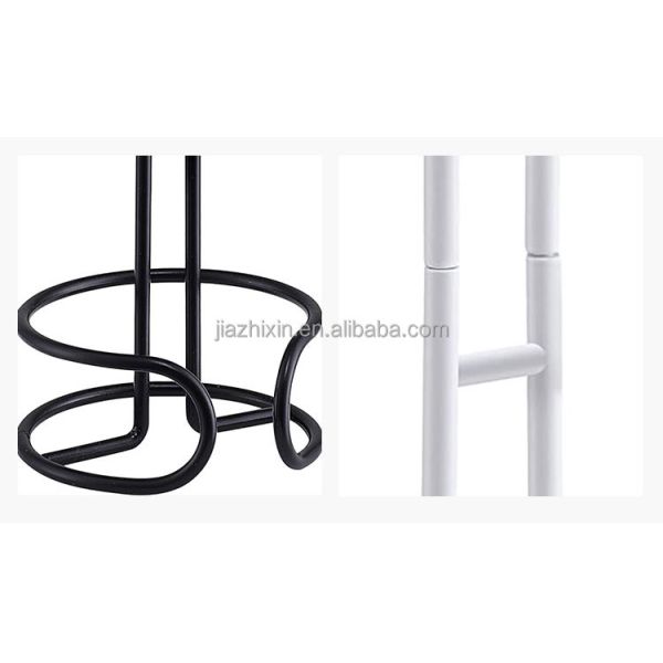 Heavy Duty Metal Paper Towel Rack Countertop Standing Toilet Roll Holder Weighted Base Kitchen Bathroom Tissue Shelf Storage