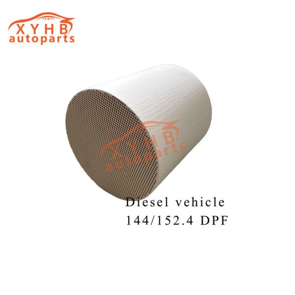                  Ceramic Carrier High Quality Diesel Round DPF Three-Way Catalytic Filter Element Euro 1-5 Model: 144*152.4             