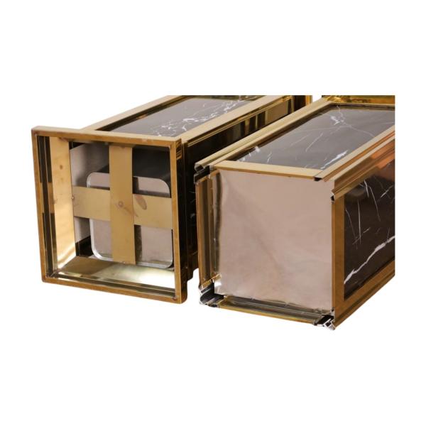 Factory Wholesale High-quality Business Hotel Carriages and Other Rubbish Bin Mouth Stainless Steel Trash Can