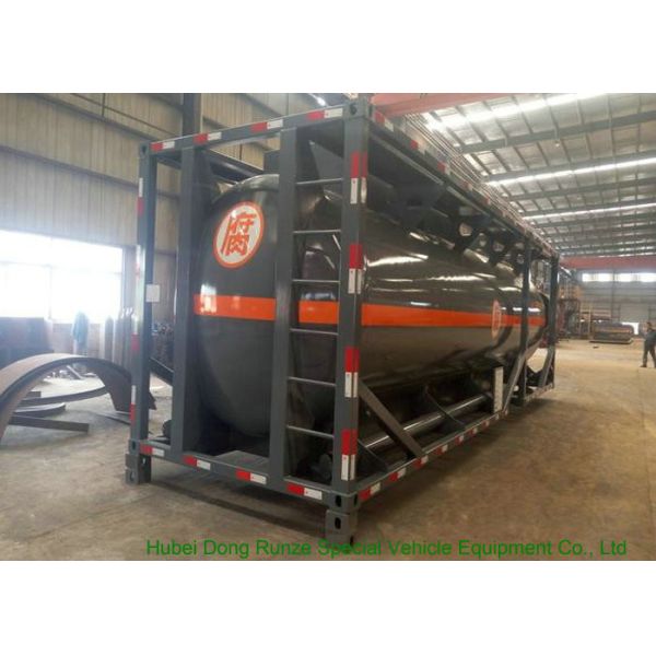 316 Stainless Steel ISO Tank Container 20 FT For Hazardous Liquids Road transport