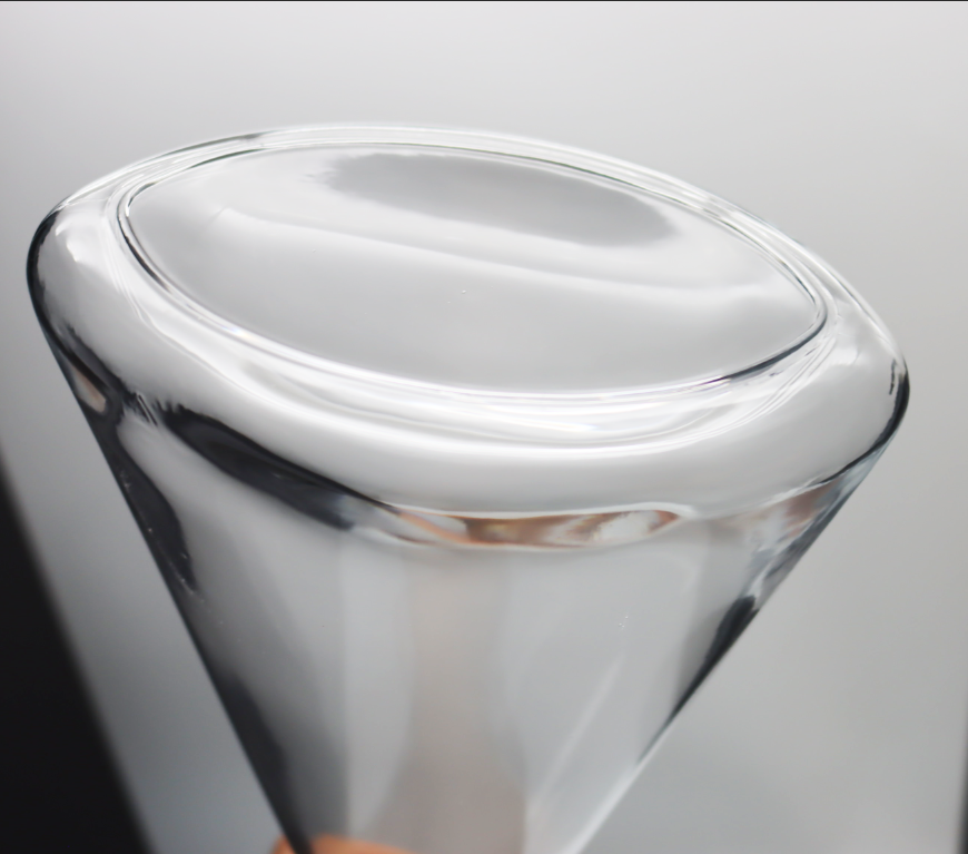 Star Trek Enterprise Replica OEM RISAN Glass Spirit Bottle 0.75L Oval Shape Long Neck