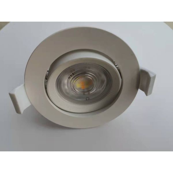 85mm 7W Round Recessed LED Downlight Living Room IP54 25000H