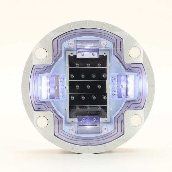 Super Bright IP68 Waterproof Solar Road Reflectors Anti Stress Aluminium