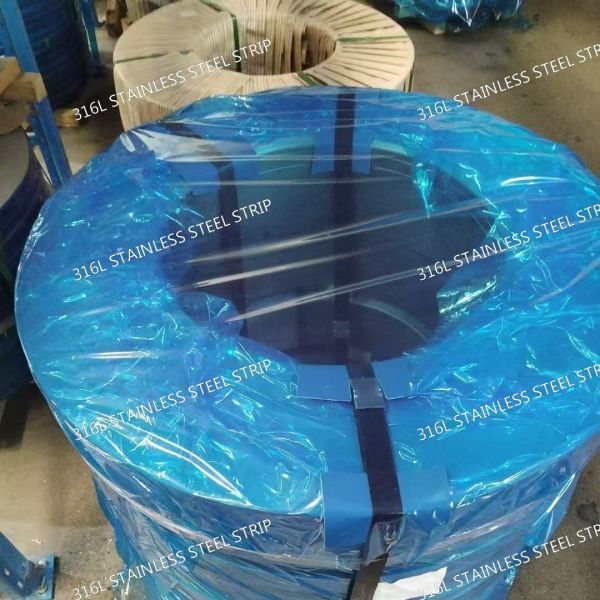 Precisión 316L de acero inoxidable de la franja laminado en frío recocido en escabeche