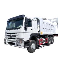 6 cilindros Sinotruck Howo 6X4 Tipper Dumper Tipping Truck com tanque de carga de 5,3-6,2M