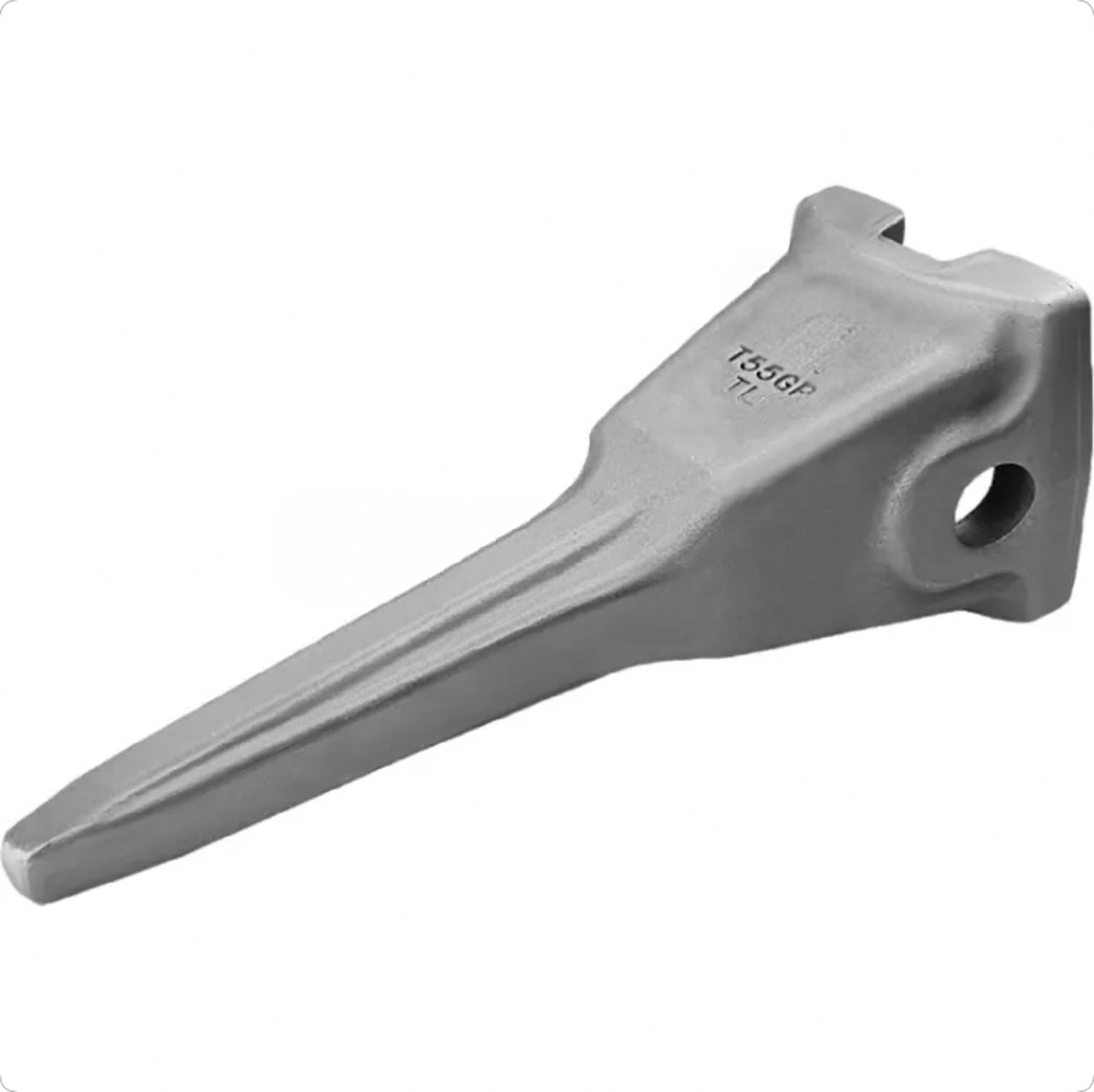 T55GPTL Alloy Steel Standard Bucket Tooth Heavy Duty Construction Part for V360 Wheel Loader