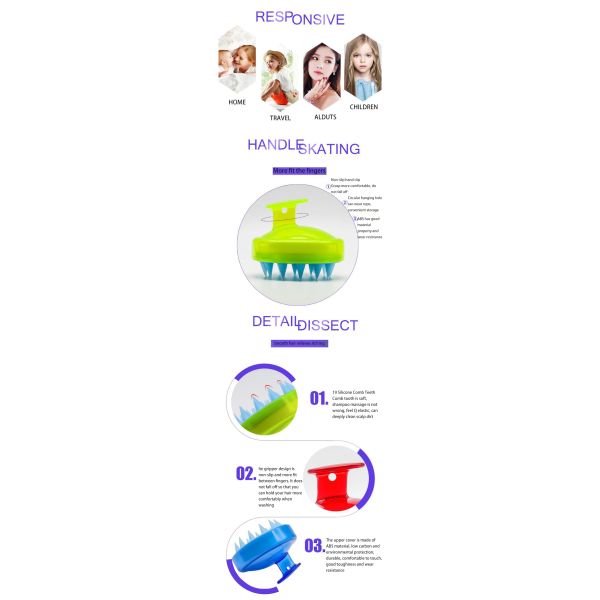 8 Colors Custom Logo Massage Detangling Hair Combs ShampooBrush Scalp Massager Detangler Brush for Quick Hair Detangling