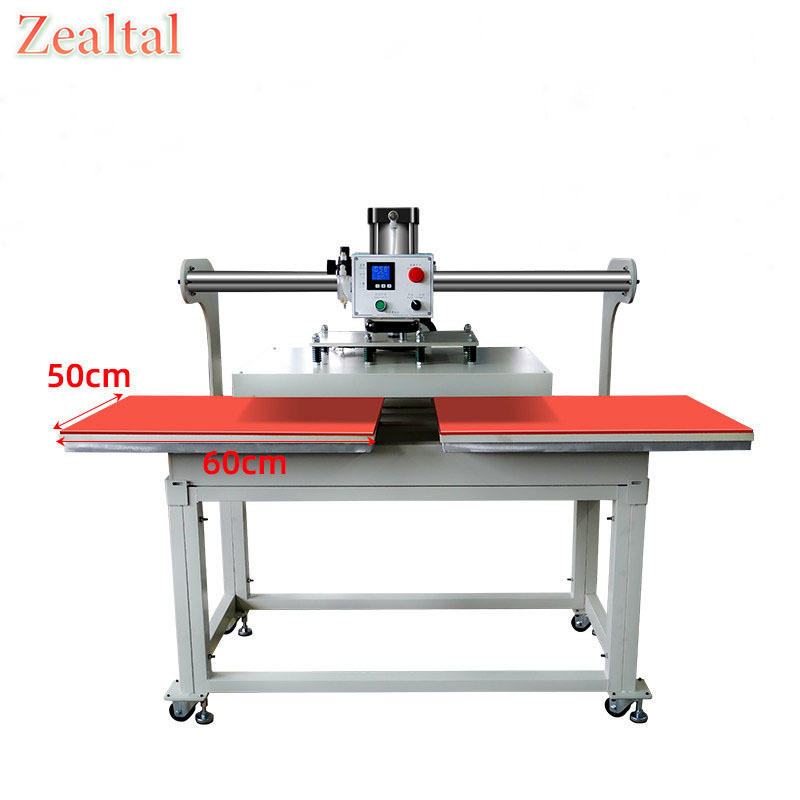 Top-sliding Pneumatic Heat Press Machine For Clothing T-shirts