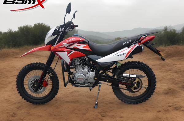 Motor de motor de corrente e refrigeração por água Dual Sport Motorcycle com motor de 250cc Motor chinês 200cc Off Road Motorcycle