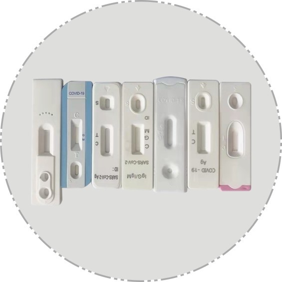 Auto Feeding Rapid Test Kit Assembly Machine 4.5kw 30-35pcs/Min With Cut Machine