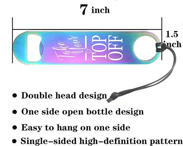 Zinc Alloy Metal Bottle Openers Mens Beer Opener Key Chain Embossing