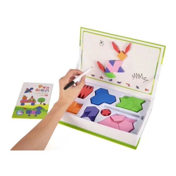 Colorful EVA Foam Magnetic Activity Set Magnetic Shape Puzzles for Toddlers Educational Toy to Enhance Logical Thinking and Creativity