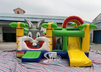 Kids Party Jungle Rabbit  Inflatable Bouncy Castle For Indoor Inflatable Indoor Playground Fun