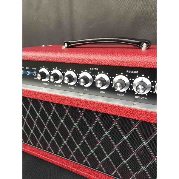 2024 HOT!!! Dumble #002 Version Clone SSS20-Steel String Singer SSS Tube Amp Head 20Watt in Suede Brown with Original Knobs