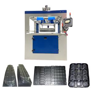 Máquina de formación de ampollas de placas gruesas de doble estación de tamaño
