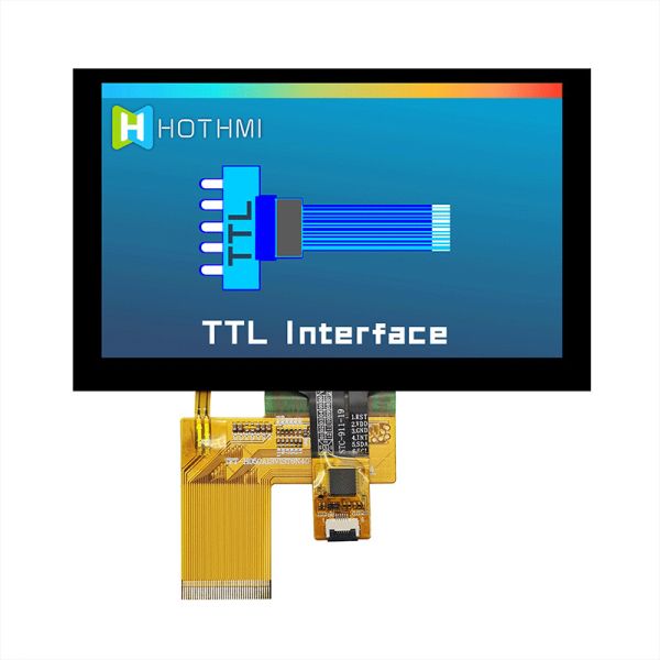 5 экран касания модуля температуры TFT LCD монитора дюйма 800X480 Pcap широкий