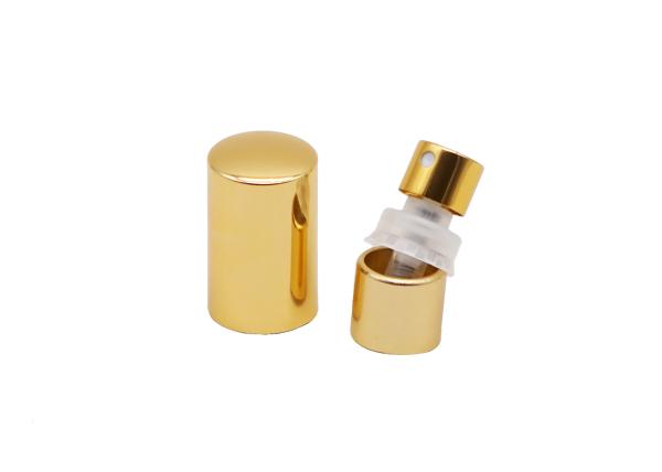 Pulvérisateur en plastique en aluminium de parfum de Crimpless de jet de 15mm