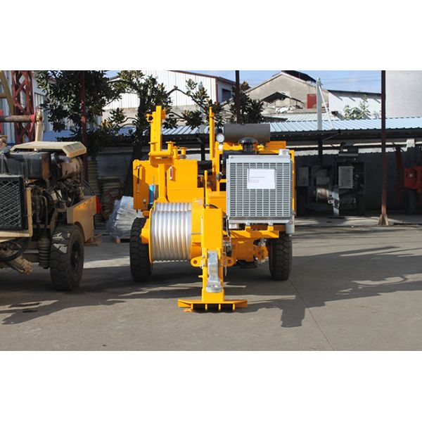 Overhead Line Stringing Equipment Transmission Hydraulic 9T Cable Puller