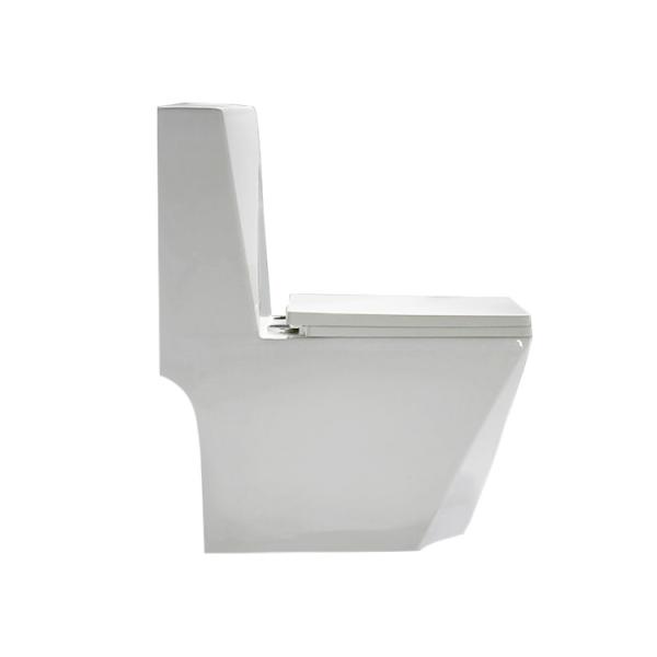 Personalize a armadilha de P S um assoalho da parte - montou o resplendor branco cerâmico da gravidade da cor do toalete