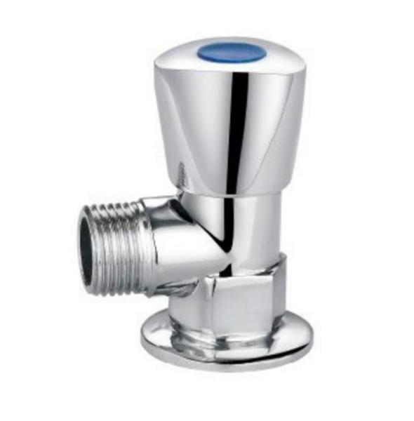 Three Way Temperature Control Nickel Plating Brass Angle Stop Valves
