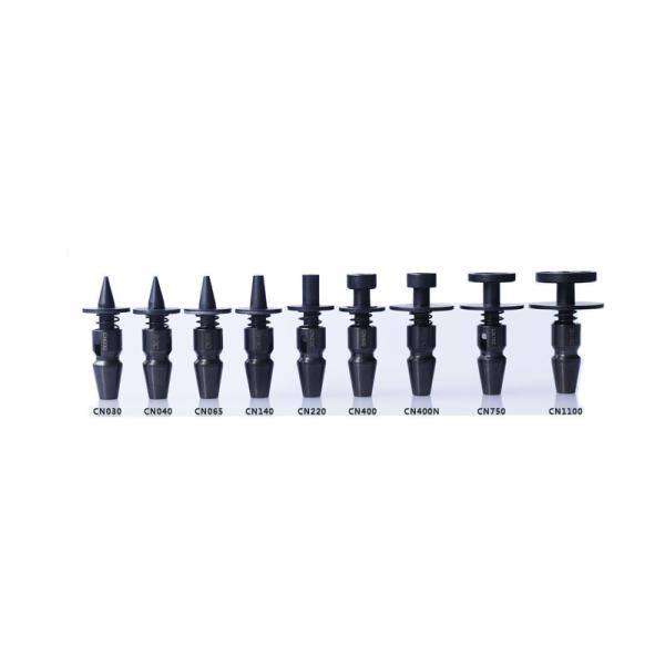 Wear-resistant and anti-static Samsung 040 0.4mm Pick And Place Machine Parts PNP Nozzle black