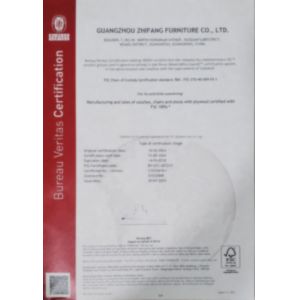 GUANGZHOU ZHIFANG FURNITURE CO.,LTD. Certifications