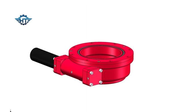 Outdoor Worm Gear Slewing Ring Drive With Ratio 31 To 150 Solar Tracking System