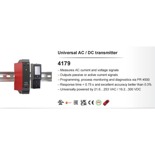 PR Temperature Sensors Analog 4114 4116 4104 Switching 4225 AC DC 4179 Frequency Signal Includes Relay Output 4184