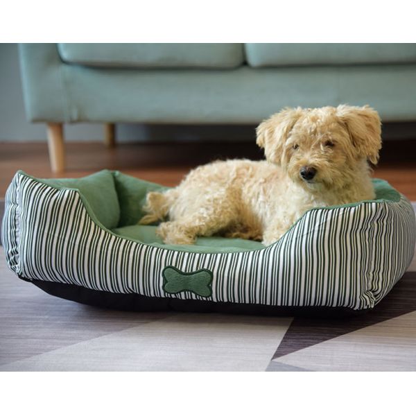 Machine Washable High Elastic PP Cotton Dog Beds For Medium Large Multiple Dogs
