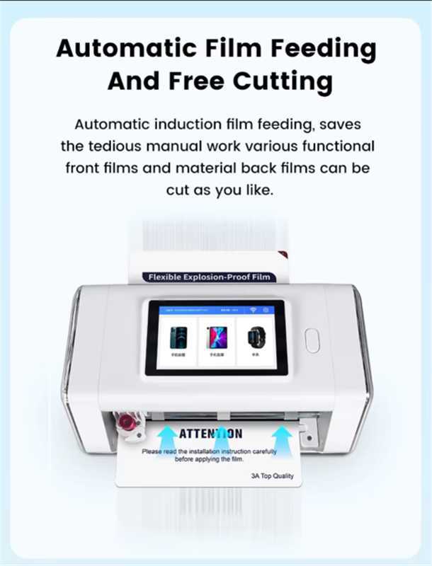 Wholesale Intelligent Mini Mobile Phone Film Cutter Plotter Unlimited TPU Hydrogel Smartphone Screen Protector Cutting Machine