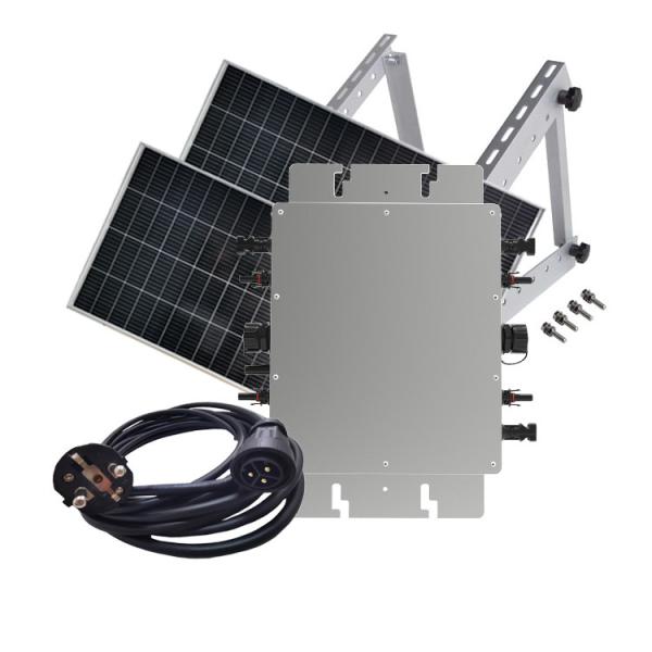 Aluminum Alloy Solar Panel Micro Inverter Silver Wifi 1600W Household Solar Inverter