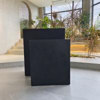 Planteur en fibre d'argile sculpté à la main pour la décoration intérieure et extérieure