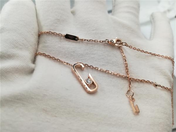 Luxury Jewelry new style  necklace 18k white gold yellow gold rose gold diamond necklace
