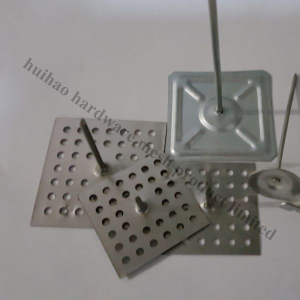 Perforated Type Insulation Anchor Pins with Aluminum Nails 3mmx110mm